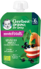 GERBER ORGANIC PearAppBlac 7x80g N2 PL