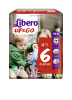 Libero Бебешки пелени гащички UP&GO Jumbo р-р 6 (13-20 кг.) 18 бр.